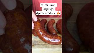 Linguiça Texana Apimentada food churrascoemcasa linguica [upl. by Aisad]