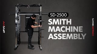 Set up your ultimate home gym with the Amstaff Fitness SD2500 Smith Machine [upl. by Ahtanamas]