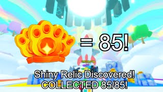 How to find ALL 85 SHINY RELICS in Pet Simulator 99  ROBLOX [upl. by Stu29]