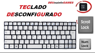 TECLADO DESCONFIGURADO  RESOLVIDO 2022 [upl. by Dunning]