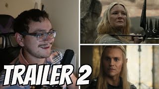 The Lord of the Rings The Rings of Power Season 2 Trailer 2 Reaction [upl. by Ellac]