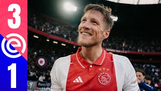 Ajax vs Groningen 31 Samenvatting  Eredevisie  20242025 [upl. by Dannie279]