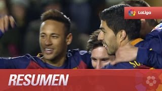 Resumen de Rayo Vallecano 15 FC Barcelona [upl. by Yrogiarc]