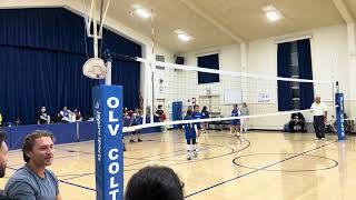 St Finn Barr vs OLV 92724 6th grade volleyball [upl. by Amahcen819]