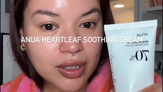 REVIEW Anua Heartleaf 70 Soothing Cream [upl. by Acino]