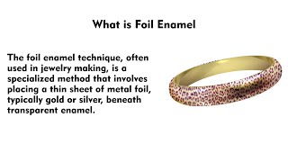 Foil Enamel  Doit Industries India Pvt Ltd  jewellery Enamel  Jewellery making [upl. by Rheta]