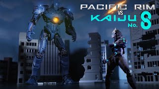 Kaiju No 8 vs Gipsy Danger Stop Motion [upl. by Mignon]