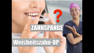 WeisheitszahnOP WANN kann ich meine lose ZAHNSPANGE SCHIENE wieder tragen [upl. by Araet842]