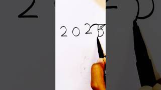 Turn 2025 into drawing shorts ytshorts drawingshorts [upl. by Ieluuk]