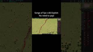 Songs of Syx  Why pay when you can have it all for free v66 Exploit shorts songsofsyx exploit [upl. by Hultgren]