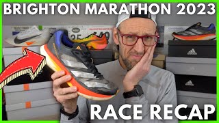 BRIGHTON MARATHON 2023 RACE RECAP  DNF  EDDBUD  RUNNING SHOE SELECTION and PERFORMANCE ANALYSIS [upl. by Spiros193]