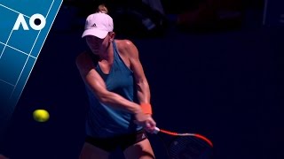 Training Day with Simona Halep presented by Blackmores  Australian Open 2017 [upl. by Norrie474]