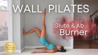 Wall Pilates Beginner Workout  28 Day Wall Pilates Challenge Day 1 [upl. by Enelcaj]