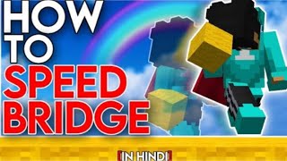 Minecraft bedwars bridging tips [upl. by Roldan987]