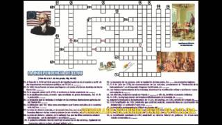 CRUCIGRAMAS PARA SECUNDARIA ÁREA DE HISTORIA GEOGRAFÍA Y ECONOMÍA HGE [upl. by Solegnave]