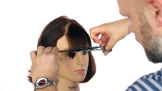 How to Cut Bangs  TheSalonGuy [upl. by Suirtimed]