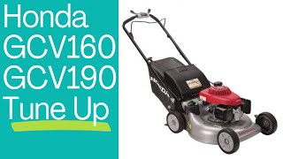 Honda GCV160 190 Lawn Mower Tune Up Service [upl. by Hilbert]