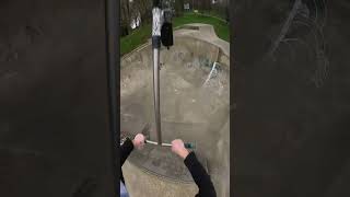 this hurt really bad shout out to spanner 9 skatepark spanner9 scooterclips fail scootlife [upl. by Kella398]