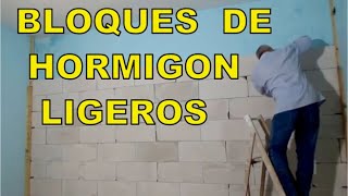 Bloques de hormigon ligeros Construir tu pared paso a pasoYtong [upl. by Darnoc]