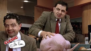 Mr Bean And The Turkey  Mr Bean The Movie  Classic Mr Bean [upl. by Htesil]