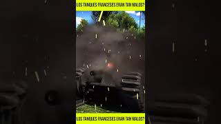 Fueron malos los tanques franceses warthunder shorts gameplay [upl. by Nagaem]