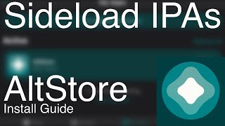 How to Install AltStore for IOS 122 Windows 1011 [upl. by Weide]