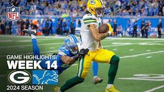 Green Bay Packers vs Detroit Lions Game Highlights  NFL 2024 Season Week 14 [upl. by Nyer]