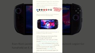 LENOVO LEGION GO 2 OLED DISPLAY EXCLUSIVE LEAK lenovolegiongo handheld oled lenovogaming [upl. by Haslett]