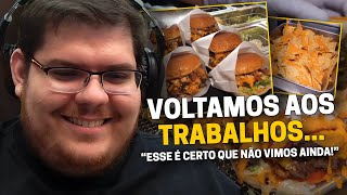 CASIMIRO REAGE CHEESEBURGER SUCESSO DE VENDAS ESSE VEM COM NACHOS GRÁTIS  Cortes do Casimito [upl. by Anha]