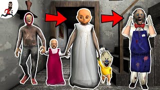 TOP 5 Best Moments Grannys ★ Funny Horror animations parody [upl. by Ardnasella]