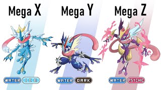 All Gen 6 Starters Pokémon Mega XYZ Evolve [upl. by Uticas611]