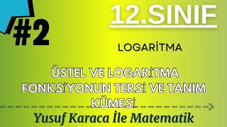 12SINIF MATEMATİK LOGARİTMA 2 [upl. by Nesyt]