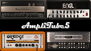 My Favorite Amplitube 5 High Gain Metal Amps no talk [upl. by Murray]