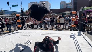 Harshaw Smith vs Najee Morgan Indy Wrestling CWA TacoFest Modesto Ca 042724 [upl. by Holds793]