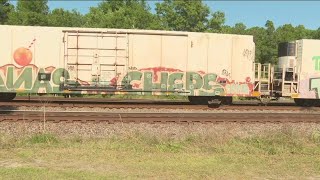 3 hurt after trains collide in south Georgia [upl. by Hubie698]