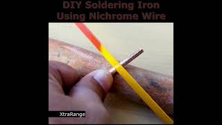 DIY Soldering Iron Using Nichrome Wire [upl. by Celinka468]