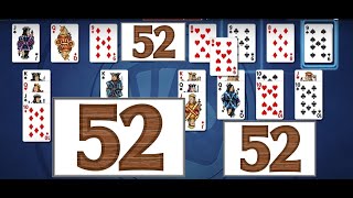 Microsoft Solitaire Collection  FreeCell  Hard  June 20 2015  52 moves [upl. by Jacy555]