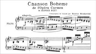 Georges BizetMoritz Moszkowski  Chanson boheme from quotCarmenquot audio  sheet music [upl. by Ranger]