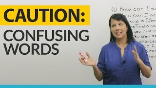 Top 10 Most Confusing Words for Advanced English Learners [upl. by Aivonas466]