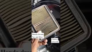 Honda dream Neo air filter change Honda air filter Dream Neo air filterviralvideo shorts honda [upl. by Eidnalem332]