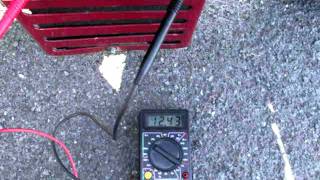 Suzuki Vs 1400 intruder S83 test alternateur low voltage charging checkAVI [upl. by Brody]