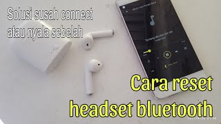 Cara reset ulang headset bluetooth tws i7S [upl. by Ahsiekim602]