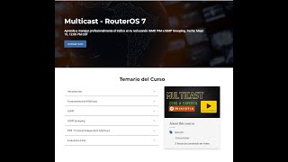 Curso Multicast Disponible en aprenderedesonline [upl. by Ranzini]