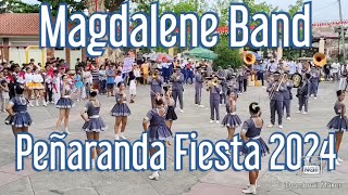 Magdalene Band 98  173rd Founding Anniversary Peñaranda Fiesta 2024 [upl. by Inamik]