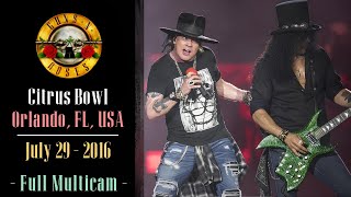 Guns N Roses Live At Citrus Bowl Orlando FL July 292016 Multicam [upl. by Aneeuqahs443]