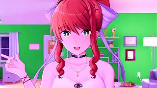 Telling Monika I Made a Song Video Fanart etc For Her  quotMonika After Storyquot Mod [upl. by Ainecey]