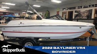 2022 Bayliner VR4 Sport Boat Tour SkipperBuds [upl. by Eaneg]