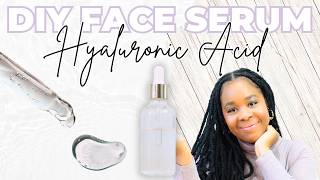 How to Make Hyaluronic Acid Face Serum at Home Vegan DIY [upl. by Levison]