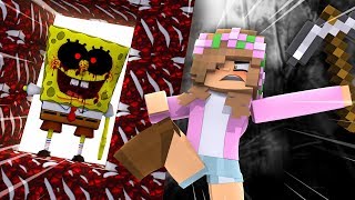 DESTROYING THE PORTAL TO SPONGEBOBEXE  Minecraft Little Kelly [upl. by Whiting672]