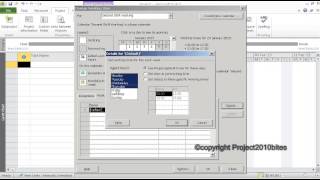 How To Make New Base Calendar in Microsoft Project 2010 [upl. by Soracco795]